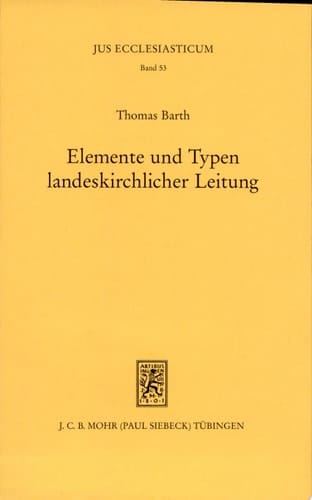 Elemente und Typen landeskirchlicher Leitung