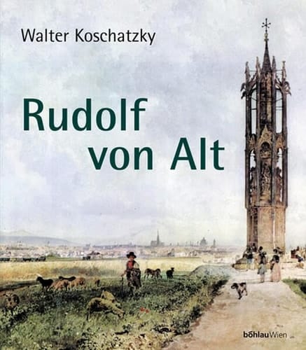 Rudolf von Alt mit einer Sammlung von Werken der Malerfamilie Alt der Raiffeisen Zentralbank Österreich AG
