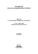 Metaphysics in the post-metaphysical age