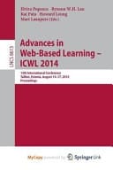 Advances in Web-Based Learning -- Icwl 2014 13th International Conference, Tallinn, Estonia, August 14-17, 2014. Proceedings