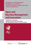 Open and Big Data Management and Innovation 14th IFIP WG 6.11 Conference on E-Business, E-Services, and E-Society, I3E 2015, Delft, The Netherlands, October 13-15, 2015, Proceedings