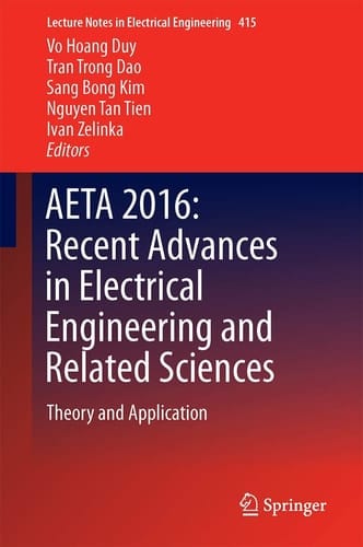AETA 2016: Recent Advances in Electrical Engineering and Related Sciences Theory and Application