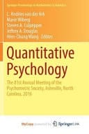 Quantitative Psychology The 81st Annual Meeting of the Psychometric Society, Asheville, North Carolina, 2016