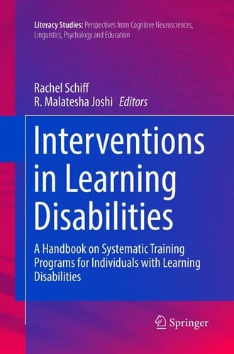 Interventions in Learning Disabilities A Handbook on Systematic Training Programs for Individuals with Learning Disabilities