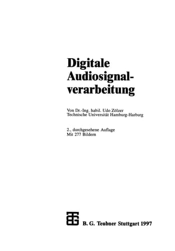 Digitale Audiosignalverarbeitung