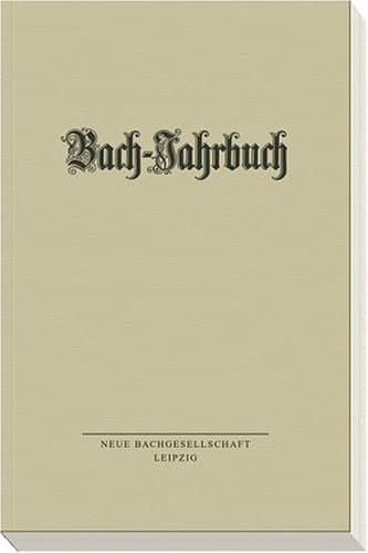 Bach-Jahrbuch 2005