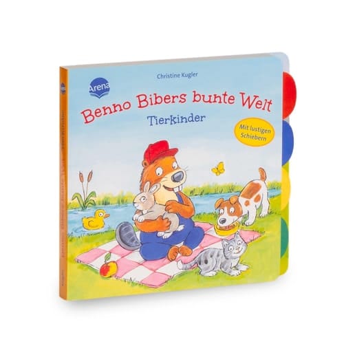 Benno Bibers bunte Welt - Tierkinder mit lustigen Schiebern