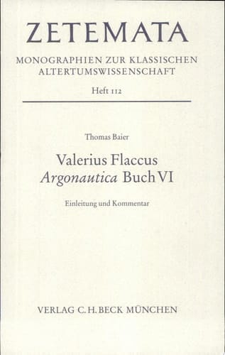Valerius Flaccus Argonautica Buch sechs