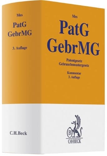 Patentgesetz, Gebrauchsmustergesetz Kommentar