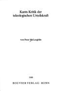 Kants Kritik der teleologischen Urteilskraft