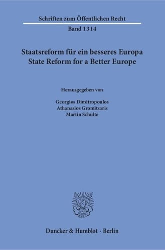 Staatsreform für ein besseres Europa