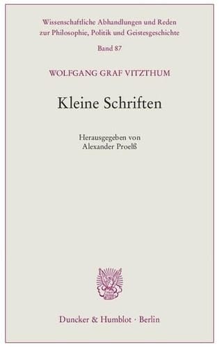 Kleine Schriften