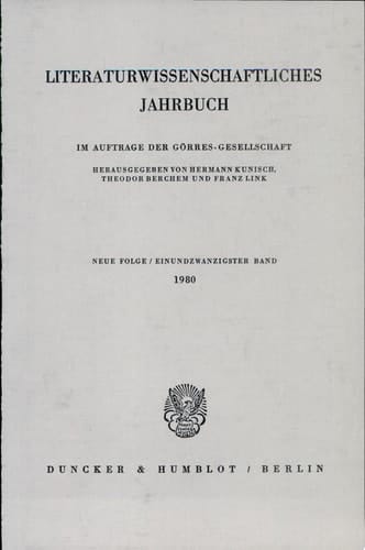 Lit. Jahrbuch 21 (1980)