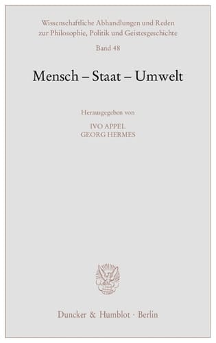 Mensch - Staat - Umwelt