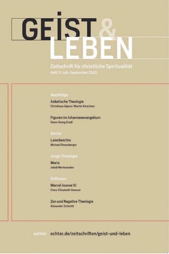 Geist & Leben 3/2020 Zeitschrift für christliche Spiritualität