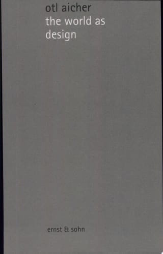 World as Design Writings of Design