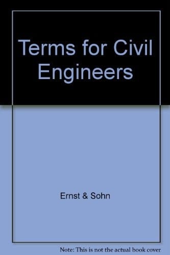 Ernst & Sohn terms for civil engineers deutsch-englisch, English-German