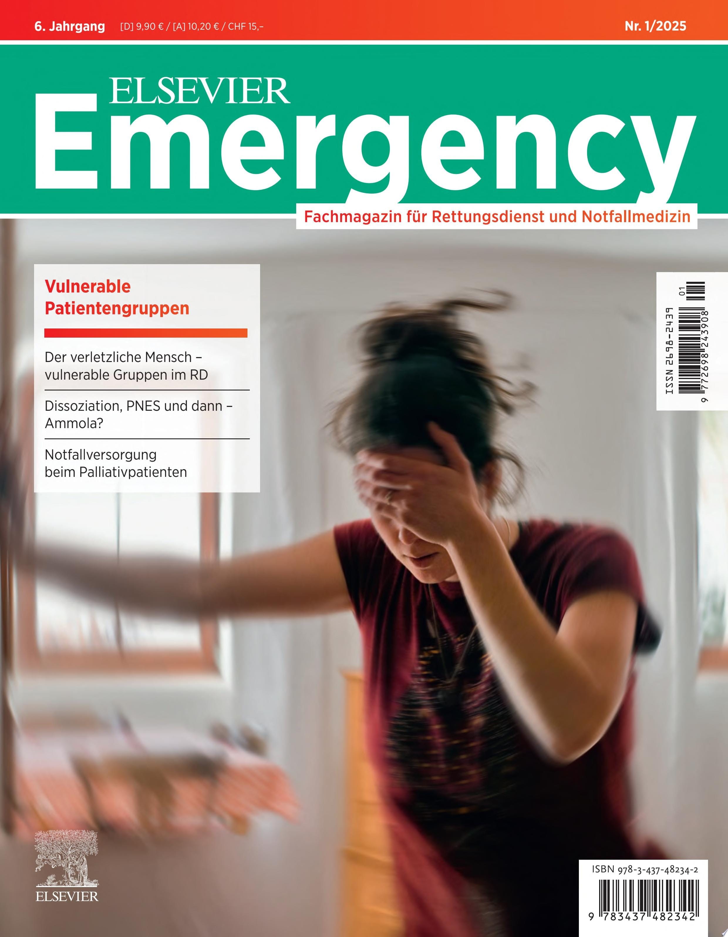 ELSEVIER Emergency. Vulnerable Patientengruppen. 1/2025