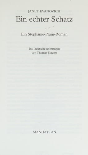 Ein echter Schatz ein Stephanie-Plum-Roman