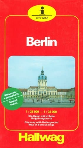 Berlin 1:25 000--1:32 000, Stadtplan mit U-Bahn, Umgebungskarte: Strassenverzeichnis = Berlin 1:25 000--1:32 000, plan de ville avec métro, carte des ... : stradario (I city map) (German Edition)