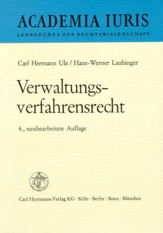 Verwaltungsverfahrensrecht ein Lehrbuch für Studium und Praxis