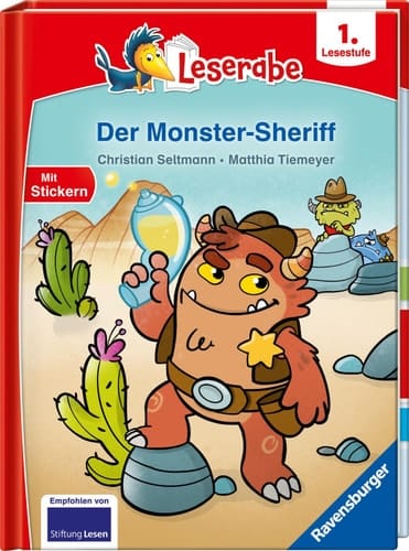 Der Monster-Sheriff - Leserabe ab Klasse 1- Erstlesebuch für Kinder ab 6 Jahren
