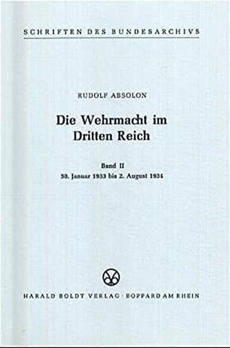 30. Januar 1933 Bis 2. August 1934 (Fortsetzung)
