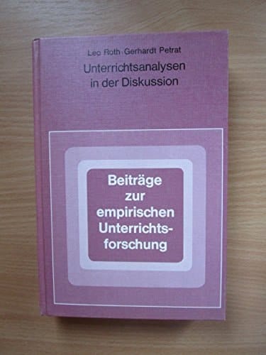 Unterrichtsanalysen in der Diskussion