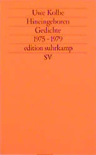 Hineingeboren Gedichte 1975-1979
