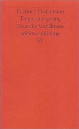 Temperatursprung: Deutsche Verhältnisse (Edition Suhrkamp) (German Edition)