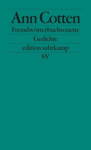 Fremdwörterbuchsonette: Gedichte