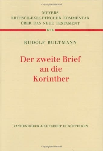 Kritisch-exegetischer Kommentar über das Neue Testament Der zweite Brief an die Korinther. Sonderband