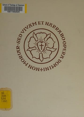 Lutherjahrbuch 53. Jahrgang 1986