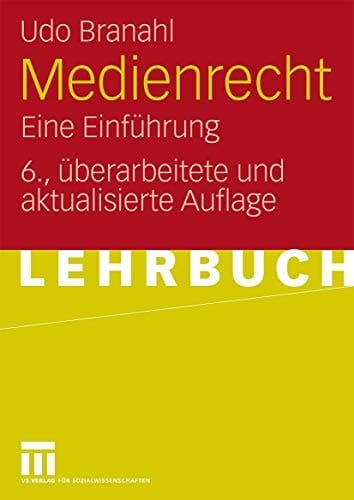Medienrecht Eine Einführung