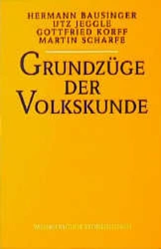 Grundzüge der Volkskunde
