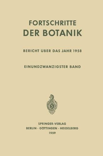 Bericht Über das Jahr 1958