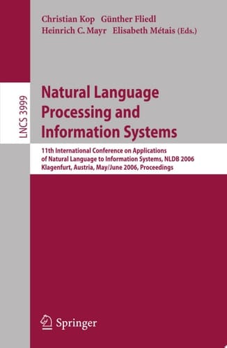 Natural Language Processing and Information Systems