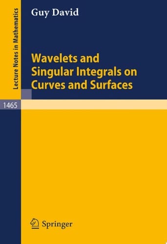 Wavelets and Singular Integrals on Curves and Surfaces