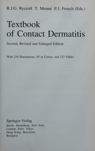 Textbook of Contact Dermatitis