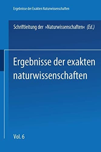 Springer Tracts in Modern Physics 6