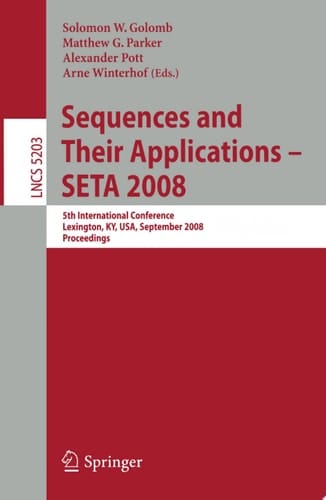 Sequences and Their Applications - SETA 2008