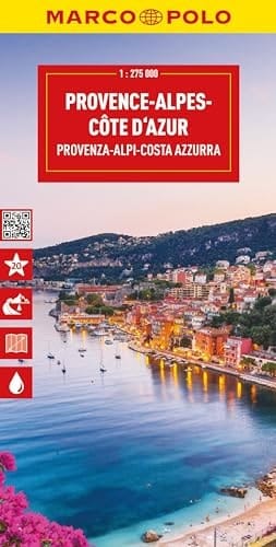 Provence Alps Cote D'azur Marco Polo Map