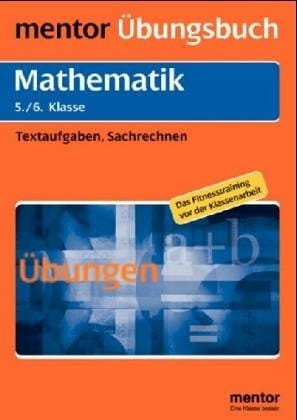 Textaufgaben, Sachrechnen 5./6. Klasse ; mit praktischem Lösungsteil zum Heraustrennen ; [das Fitnesstraining vor der Klassenarbeit]