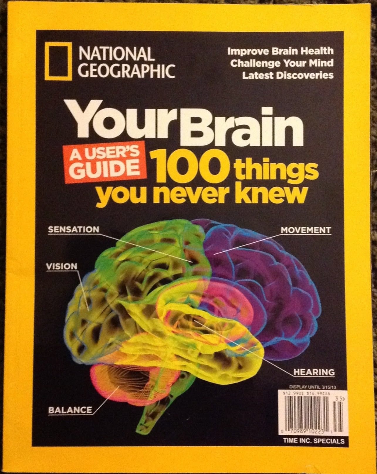 National Geographic Your Brain A Users Guide 2015