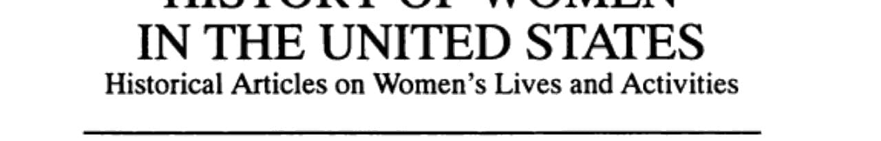 Women and Politics