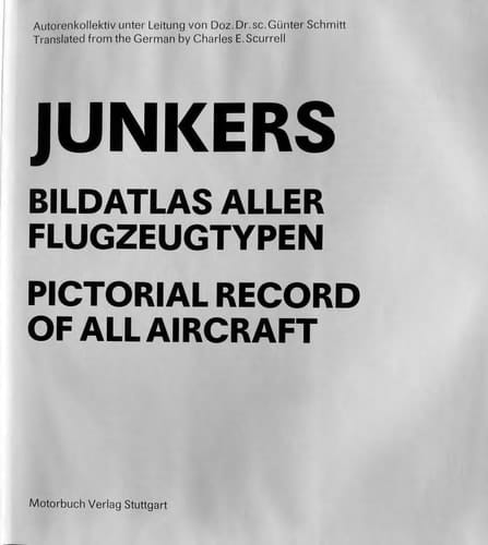 Junkers Bildatlas aller Flugzeugtypen ; [1910 - 1945]