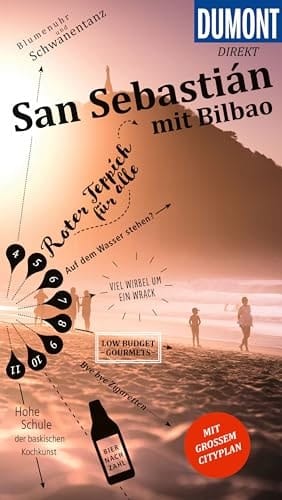 DuMont direkt Reiseführer San Sebastián mit Bilbao Mit großem Cityplan