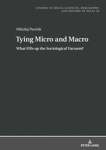 Tying Micro and Macro What Fills Up the Sociological Vacuum?