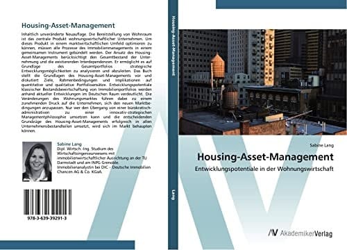 Housing-Asset-Management: Entwicklungspotentiale in der Wohnungswirtschaft (German Edition)
