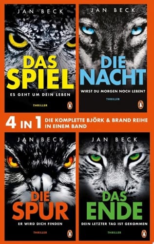 Die Björk und Brand Reihe Band 1-4: Das Spiel, Die Nacht, Die Spur, Das Ende (4in1-Bundle) 4 Spiegel Bestseller in einem Band